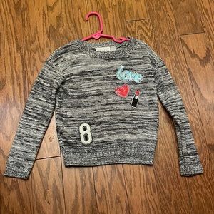 Girls Make Up Sweatshirt Size 4 XS